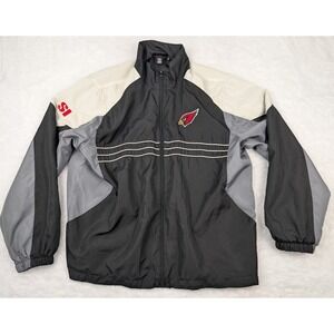 Reebok Arizona Cardinals Windbreaker Men's Size L NFL Team Apparel SI Full Zip
